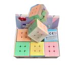 Vardem ZEKA KÜPÜ 3X3 PASTEL RENKLER KALİTELİ TUTUŞ VE DOKUNUŞ ZEKA GELİŞTİRİCİ