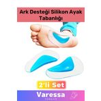 VARESSA Premium Anatomik Boşluk Doldurucu Jel Düz Tabanlık Ark Desteği Silikon Ayak Tabanlığı Kadın Erkek