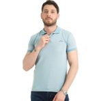 Varetta Erkek Bebek Mavisi Polo Yaka Yazlık Pamuklu Kısa Kollu T Shirt - Bebe Mavisi - 6XL