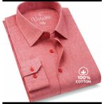 Varetta Erkek Pembe Uzun Kollu Keten Efektli Cepli Pamuklu Gömlek - Koyu Pembe - XL