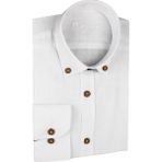 Varetta Slim Fit Beyaz Erkek Keten Gömlek