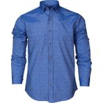 Varetta Slim Fit Mavi Desenli Erkek Gömlek