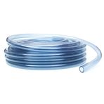 VARGORT Esnek PVC hortum, şeffaf, esnek, su için PVC hortum, akvaryumlar ve akvaryumlar için, sıvı, PC soğutma, hava pompası, PVC boru (6 mm x 4 mm, 10 m)