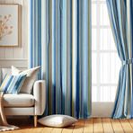 Vargottam Oda Karartma Perdeleri - Çizgili Desen, 2 Panel Seti, 52" x 84" - Grommet Üstü Karartma Pencere/Kapı Perdeleri Yatak Odası, Çocuk Odası Ve Oturma Odası Için - Beyaz