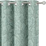 Vargottam Oda Karartma Perdeleri - Mermer Doku Desenli, 2 Panelli Set, 42" x 72" - Grommet Üstlü Karartma Pencere/Kapı Perdeleri Yatak Odası, Çocuk Odası Ve Oturma Odası Için - Yeşil