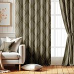 Vargottam Oda Karartma Perdeleri - Mini Çiçek Desenli, 2 Panelli Set, 52" x 108" - Grommet Üstlü Karartma Pencere/Kapı Perdeleri Yatak Odası, Çocuk Odası Ve Oturma Odası Için - Yeşil