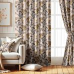 Vargottam Oda Karartma Perdeleri - Şakayık Desenli, 2 Panelli Set, 52" x 72" - Grommet Üstlü Karartma Pencere/Kapı Perdeleri Yatak Odası, Çocuk Odası Ve Oturma Odası Için - Bej