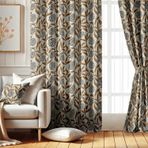 Vargottam Oda Karartma Perdeleri - Vintage Yaprak Çiçek Desenli, 2 Panel Seti, 42" x 108" - Grommet Üstlü Karartma Pencere/Kapı Perdeleri Yatak Odası, Çocuk Odası Ve Oturma Odası Için - Kahverengi