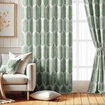 Vargottam Oda Karartma Perdeleri - Yeşil Çiçek Desenli, 2 Panelli Set, 42" x 63" - Grommet Üstlü Karartma Pencere/Kapı Perdeleri Yatak Odası, Çocuk Odası Ve Oturma Odası Için - Yeşil