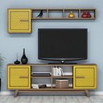 Variant Mobilya Ayla Tv Unitesi - Ceviz/Sari
