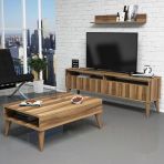 Variant Mobilya Best Tv Unitesi Ve Orta Sehpa Takimi - Ceviz