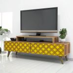 Variant Mobilya City Tv Unitesi - Ceviz / Sari