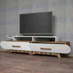 Variant Mobilya Flora Tv Unitesi - Ceviz / Beyaz