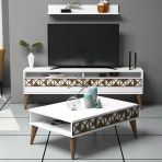 Variant Mobilya Line Tv Unitesi Ve Orta Sehpa Takimi - Beyaz