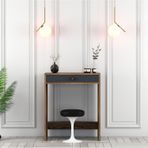 Variant Mobilya Lizbon Mini Makyaj Masası Dresuar - Ceviz - Antrasit