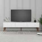 Variant Mobilya Lyon Alt TV Ünitesi - Beyaz - Ceviz