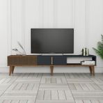 Variant Mobilya Milan Alt Tv Unitesi - Ceviz / Antrasit