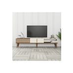 Variant Mobilya Milan Alt Tv Unitesi - Ceviz / Krem