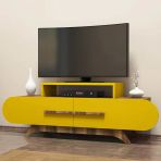 Variant Mobilya Rose Tv Unitesi - Ceviz / Sari