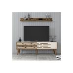 Variant Mobilya Valensiya 140Cm Tv Unitesi - Ceviz / Krem
