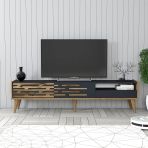 Variant Mobilya Valensiya Alt Tv Ünitesi - Ceviz / Antrasit