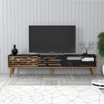 Variant Mobilya Valensiya Tv Unitesi - Ceviz / Siyah Mermer