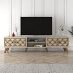 Variant Mobilya Variant Class Tv Ünitesi Alt Modül - Traverten Mermer