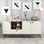 Variant Mobilya Variant Napoli Konsol - Krem - 180 x 82 x 35 cm - Krem Rengi