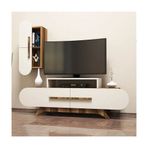 Variant Rose Ceviz-Ekru Duvar Raflı Tv Ünitesi