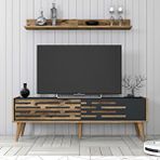 Variant Valensiya 140cm Tv Ünitesi - Ceviz / Antrasit Ceviz-Antrasit