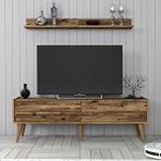 Variant Valensiya 140cm Tv Ünitesi - Ceviz / Ceviz Ceviz