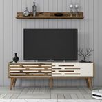 Variant Valensiya 140cm Tv Ünitesi - Ceviz / Krem Ceviz-Krem
