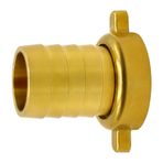 VARIOSAN Hortum Bağlantısı 14368, 1 1/4" IG x 1" Tüp, Pirinç, 2 Parça, Düz Conta