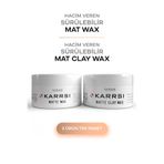 VARİUS PROFESYONEL Saç Şekillendirici Mat Wax 100 ml ve Saç Şekillendirici Mat Clay Wax 100 ml