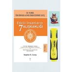 Varlık Yayınları Etkili İnsanların 7 Alışkanlığı - Stephen R. Covey -9789754346534-Sarı Fosforlu Kalem -Defterli Seti