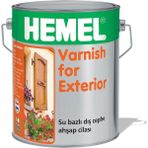 Varnish For Exterior - - Şeffaf - Su Bazlı Dış Cephe Son Kat Ahşap Cilası