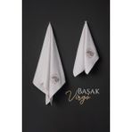 Varol %100 Microcotton Üst Kalite Havlu Seti Burç Nakışlı - Başak