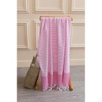 Varol 2 Adet %100 Pamuk Peştemal Büşra Pembe/90x180 Pembe