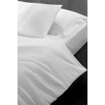Varol 2 Adet Eris Serisi Pamuk Saten Otel Yastık Kılıf 50x70+5 Volanlı - Beyaz