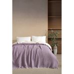 Varol 5 Katlı %100 Pamuk Müslin Yatak Örtüsü 230x240 Cm Lıla/cıftkısılık Lila