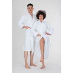 Varol Hera Serisi Bukle Otel Bornozu 1100GR - 2XL - Beyaz