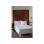 Varol King Size Fitted Çarşaf Takımı %100 Pamuk Saten Beyaz 180x200 cm Yastık Kılıfı 50x70 cm