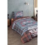 Varol Laura Home %100 Pamuk Saten Genç Nevresim Takımı - Motorcycle Çok Renkli