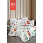 Varol Royal Saten Çift Kişilik 300Tc Nevresim Takımı - Aruna