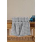 Varol Wave Serisi Premium Micro Cotton Banyo Havlusu 80 x 150 cm - Gri