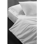 Varol Zeus Serisi Otel 50x70 cm Oxfort 83 Tel Beyaz Yastık Kılıfı