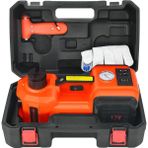 Varsthree 5 Ton Elektrikli Hidrolik Araba Krikosu Kiti – Hızlı Lastik Değişimi Için Güçlü ve Güvenli - Turuncu