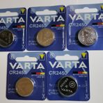 VART 5 adet pil a CR2450 Lityum 3 V