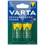 Varta 1.2 Volt - 3000 Mah Ni-Mh Büyük D Boy Şarjlı Pil 2'li Paket - 1 Adet