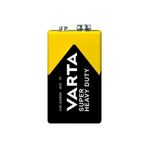 Varta 12 Adet Super Heavy Duty 9 Volt Pil Yeni Taze Pil